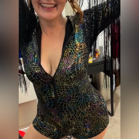 Adoka fringe jumpsuit- Women’s Large - Picture 3 of 3